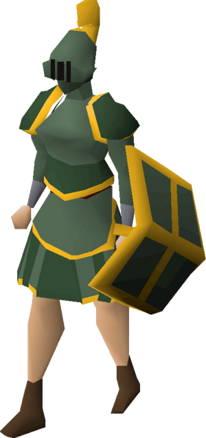 Adamant gold-trimmed set (sk) equipped.png