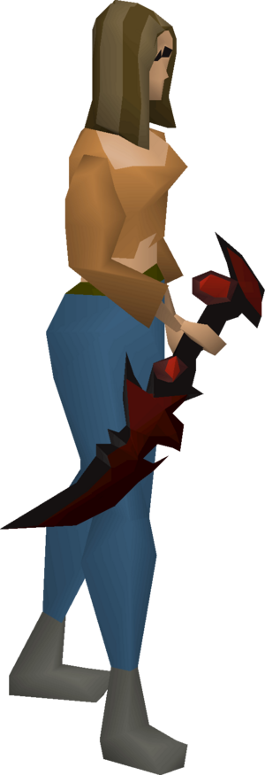 Abyssal dagger equipped female.png